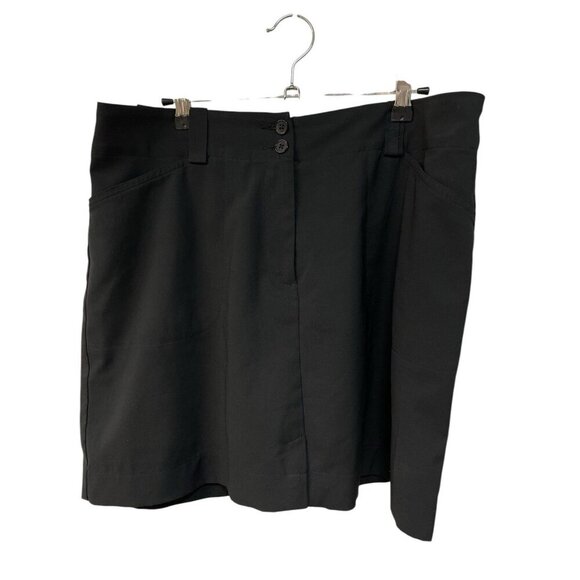 Nike Women’s Golf Performance Tour Skirt Skort Size 12 Black Stretch 256868-010 - Picture 1 of 7